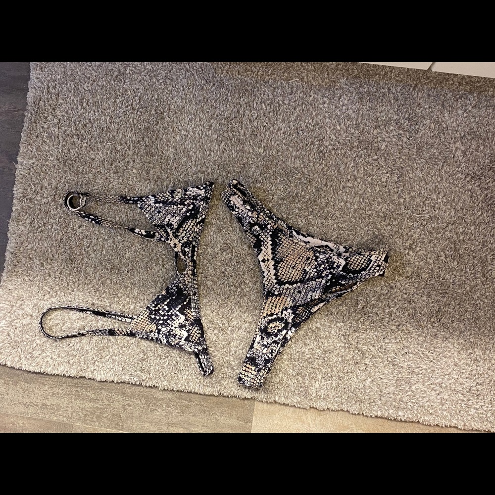 Snake skin bikini